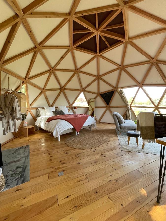Dome Insolite Cedre Jacuzzi Et Petits Dejeuners Inclus Lagraulet-du-Gers المظهر الخارجي الصورة
